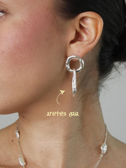 Gaia — Aretes en Plata 92